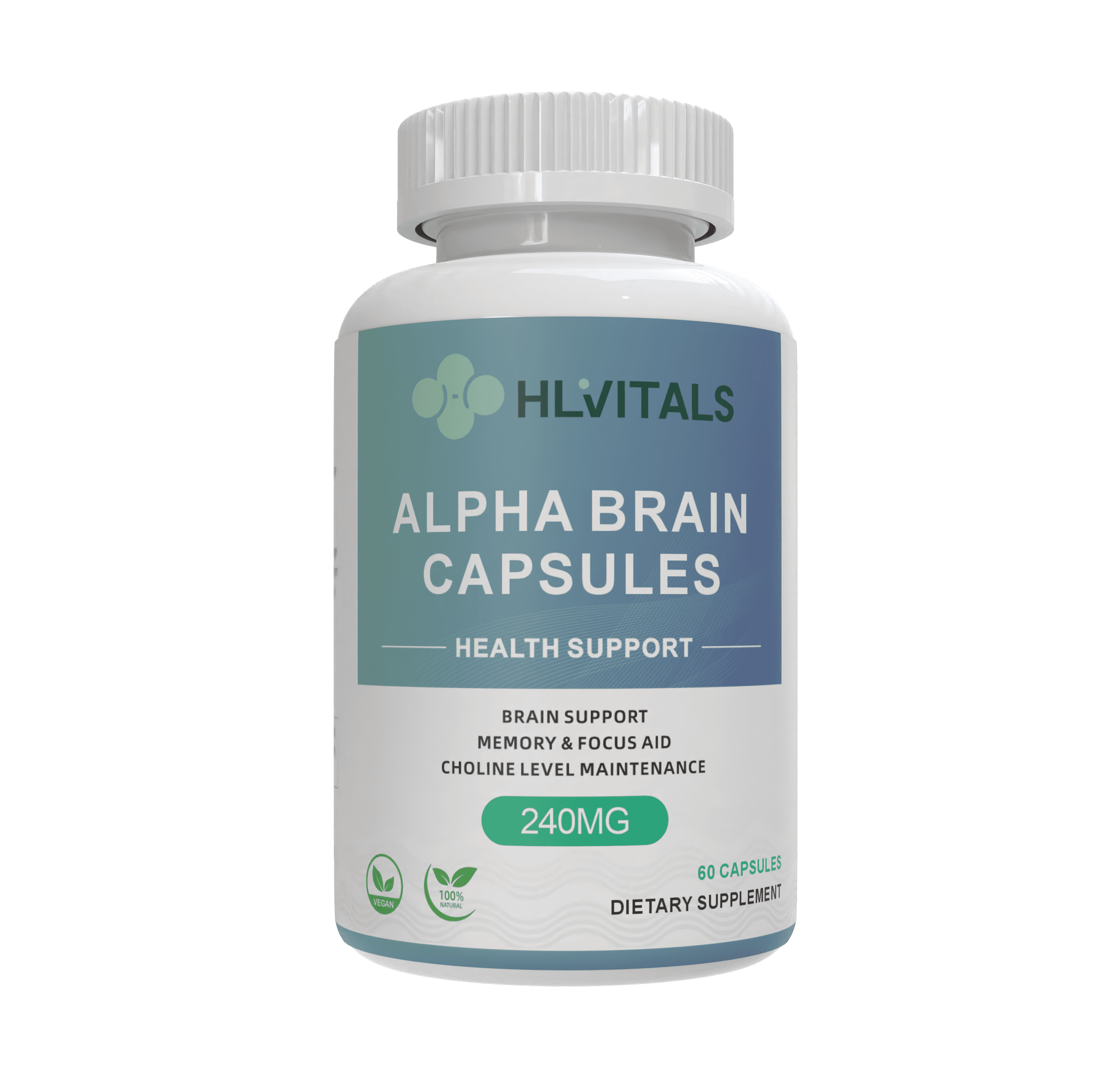 Potent Mental-Clarity Alpha Brain Nootropic Caps