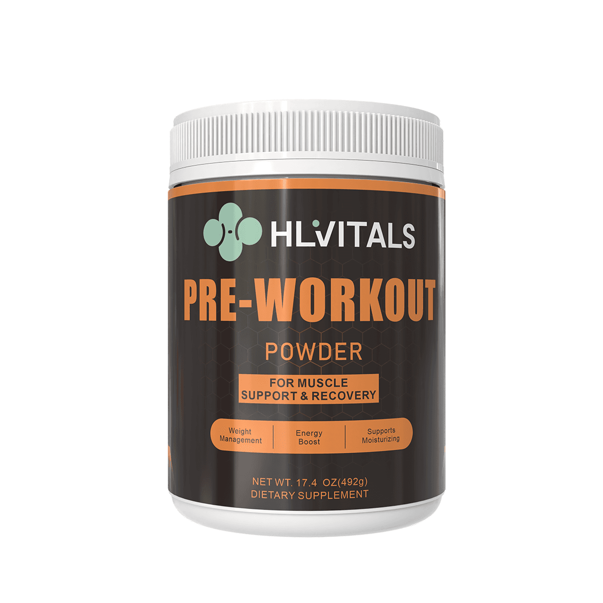 Creatine Caffeine Pre-Workout Powder for Energy Endurance
