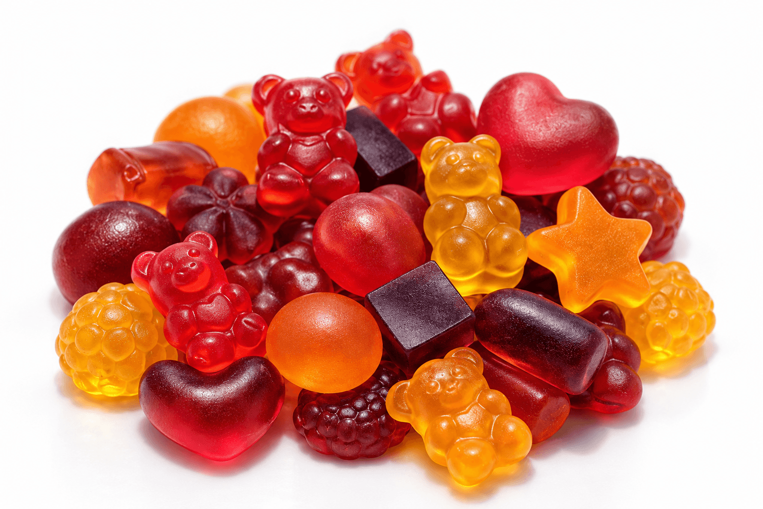 Pectin and gelatin gummy supplements