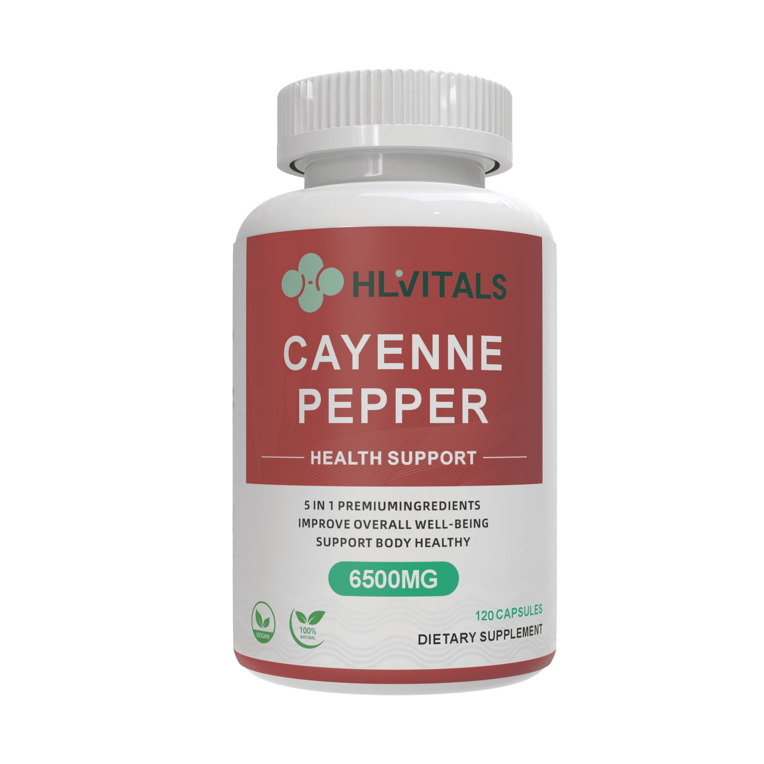 Cayenne Pepper Capsules – Digestion & Circulation Support