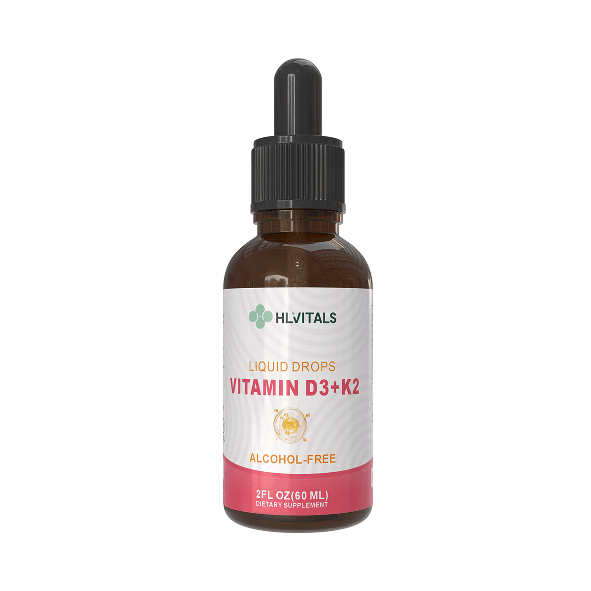 High-Absorption Vegan Vitamin D3 K2 Drops